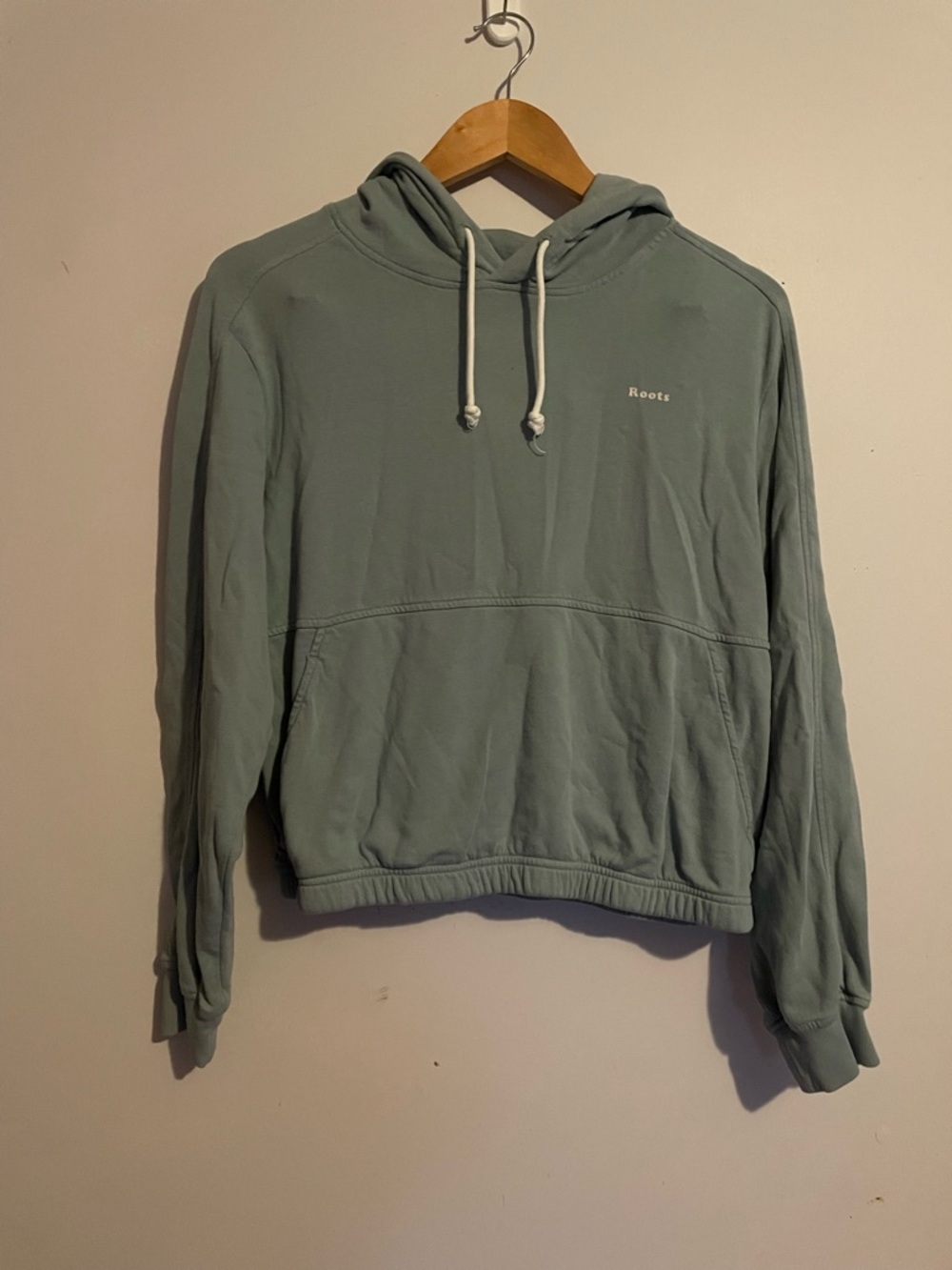 Roots Mint Green Pullover Hoodie